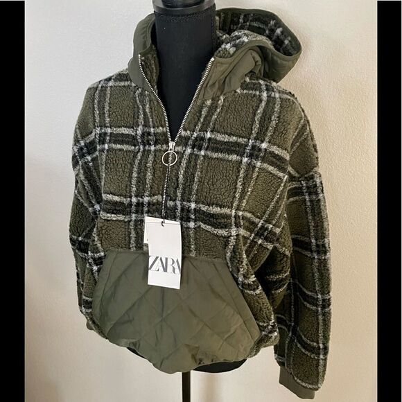 NWT Zara Combination Jacket   - Picture 5 of 11